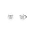 Guess JUBE06136JWRHT/U minđuše Borboleta Butterfly Silver Tone Plated Stainless Steel 10mm Minimal
