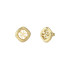 Guess JUBE06152JWYGT/U minđuše 4G Logo Gold Tone Plated Stainless Steel 9mm Minimal