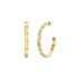 Guess JUBE06172JWYGT/U minđuše alke Ace Of Diamonds Gold Tone Plated Stainless Steel 50mm Glam Vibe