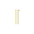 Guess JUBE06173JWYGT/U minđuše Ace Of Diamonds Gold Tone Plated Stainless Steel 75mm Glam Vibe