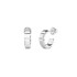 Guess JUBE06182JWRHT/U minđuše alke Ace Of Diamonds Polished Silver Tone Stainless Steel 15mm