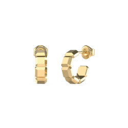 Guess JUBE06182JWYGT/U minđuše alke Ace Of Diamonds Polished Gold Tone Stainless Steel 15mm