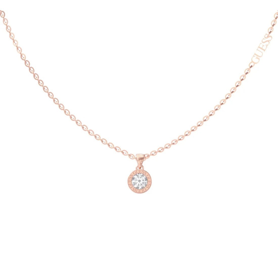 Guess JUBN02245JWRGT/U ogrlica Color My Day White Swarovski Crystal Rose Gold Plated Stainless Steel Bestseller