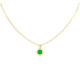 Guess JUBN02245JWYGEMT/U ogrlica Color My Day Gold Tone Emerald Green Cristal 10mm BESTSELLER