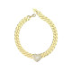 Guess JUBN04013JWYGWHT/U ogrlica Amani XL Bold Exclusive Swarovski Crystal Gold Tone Plated Stainless Steel