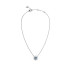 Guess JUBN04667JWRHLST/U ogrlica M'Ama Non M'Ama Silver Plated Stainless Steel Blue Cristal 10mm BESTSELLER