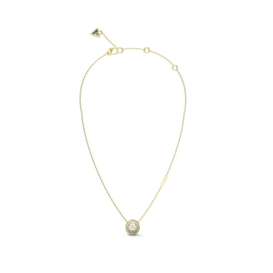 Guess JUBN04667JWYGT/U ogrlica M'Ama Non M'Ama Gold Tone Plated Stainless Steel White Swarovski Crystal