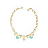 Guess JUBN05203JWYGAQT/U ogrlica Crazy in Love Turquoise Gold Plated Stainless Steel