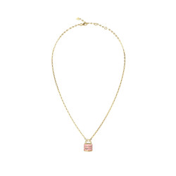 Guess JUBN05411JWYGRST/U ogrlica My Secret Light Pink Emajl Gold Tone Gold Plated Stainless Steel Bestseller