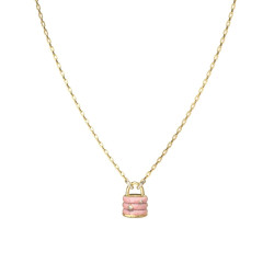 Guess JUBN05411JWYGRST/U ogrlica My Secret Light Pink Emajl Gold Tone Gold Plated Stainless Steel Bestseller