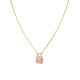 Guess JUBN05411JWYGRST/U ogrlica My Secret Light Pink Emajl Gold Tone Gold Plated Stainless Steel Bestseller