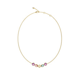 Guess JUBN05569JWYGMCT/U ogrlica Mamounia Multi Color Crystals Gold Tone Stainless Steel
