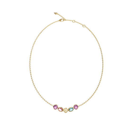 Guess JUBN05569JWYGMCT/U ogrlica Mamounia Multi Color Crystals Gold Tone Stainless Steel