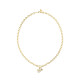 Guess JUBN06043JWYGT/U ogrlica Love Bites Swarovski Crystal Gold Tone Stainless Steel Lucky Charm