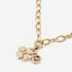 Guess JUBN06043JWYGT/U ogrlica Love Bites Swarovski Crystal Gold Tone Stainless Steel Lucky Charm