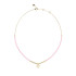 Guess JUBN06102JWYGRST/U ogrlica JAIPUR SPLENDOR Blush Pink Gold Tone 4G Logo Bestseller