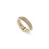 Guess KALYBE JUBR05393JWYGRH54 prsten Gold & Silver Tone Stainless Steel Veličina 54-atraktivan i upečatljiv
