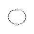 Guess JUMB03037JWSTBKS muška narukvica Log-In Black Onyx Silver Stainless Steel
