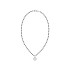 Guess JUMN03036JWSTBKT/U muška ogrlica Log in Guess Black Onyx Silver Stainless Steel