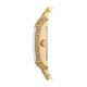 Michael Kors MK4826 ženski sat Petite Emery Pavé Gold Tone White Dial Pravougaono kućište Roman Numerals 27mm