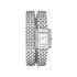 Michael Kors MK4834 ženski sat Petite Emery Pavé Silver Tone Double Wrap Roman Numeral