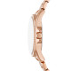 Michael Kors MK4853 ženski sat Kaycie Pavé Rose Gold Tone Roman Numeral White Dial 39mm