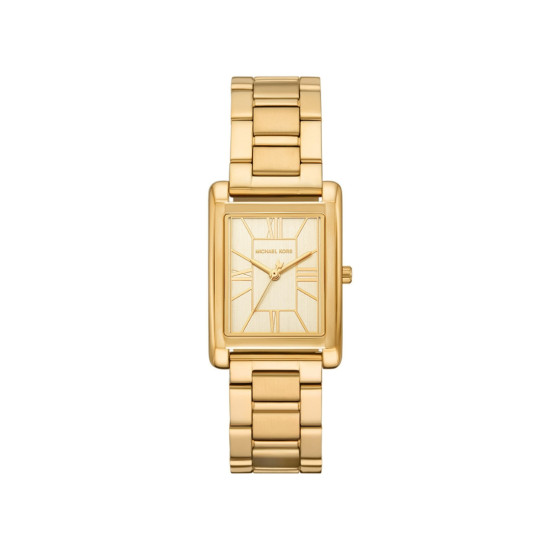 Michael Kors MK4904 ženski sat Essex Gold Tone Champagne Dial Edition Pravougaono kućište Classic Elegant