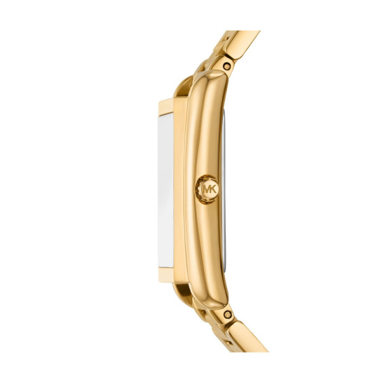 Michael Kors MK4904 ženski sat Essex Gold Tone Champagne Dial Edition Pravougaono kućište Classic Elegant