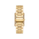 Michael Kors MK4904 ženski sat Essex Gold Tone Champagne Dial Edition Pravougaono kućište Classic Elegant
