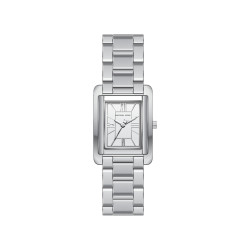 Michael Kors MK4906 ženski sat Essex Silver Tone Pravougaono kućište Classic Elegant