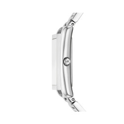 Michael Kors MK4906 ženski sat Essex Silver Tone Pravougaono kućište Classic Elegant