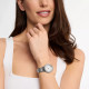 Michael Kors MK4943 ženski sat Mini Sylvia Pavé Silver Tone Mother of Pearl Dial 33mm