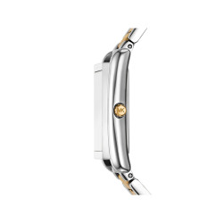 Michael Kors MK4967 ženski sat Essex Two Tone Silver Gold Tone Pravougaono kućište Classic Elegant