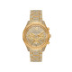 Michael Kors MK4971 Oversized Lexington Pavé Gold Tone Watch 42mm Sparkle and Shine Edition