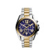 Michael Kors MK5976 ženski sat Bradshaw Chronograph Midnight Blue Dial Two-Tone Silver Gold 42mm