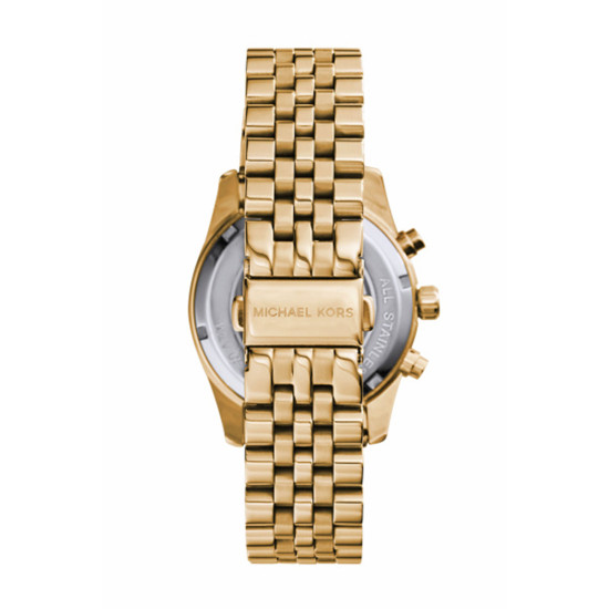 Michael Kors MK7378 ženski sat Lexington Gold Tone Chrograph Champagne Dial Edition 38mm