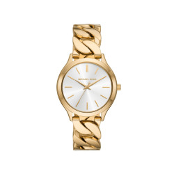 Michael Kors MK7472 ženski sat Slim Runway Gold-Tone Curb-Link Elegant 38mm