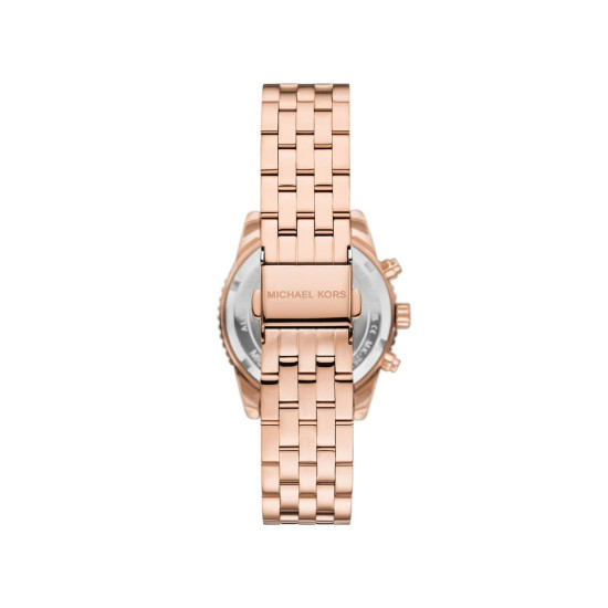 Michael Kors MK7531 ženski sat Mini Bryant Pavé Rose Gold-Tone Chronograph 35mm