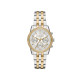 Michael Kors MK7532 ženski sat Mini Bryant Pavé Two-Tone Silver Gold Chronograph Edition 35mm