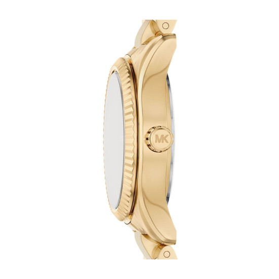Michael Kors MK7578 ženski sat Petite Lexington Pavé Gold Tone Stainless Steel Tiger’s Eye Dial 26mm