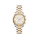Michael Kors MK7674 ženski sat Lexington Chronograph Two Tone White Dial 36mm Classic Glamour