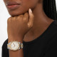 Michael Kors MK7674 ženski sat Lexington Chronograph Two Tone White Dial 36mm Classic Glamour