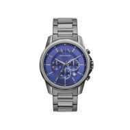 Armani Exchange AX1731 muški sat A|X Chronograph Gunmetal Stainless Steel Sunray Deep Blue Dial 44mm
