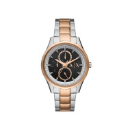 Armani Exchange AX1822 muški sat A|X Dante Multifunction Two Tone Silver Rose Gold Black Dial 42mm