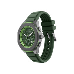Armani Exchange AX4292 muški sat A|X Sync Chronograph Green Silicone Monochromatic Design Deep Green Dial 44mm