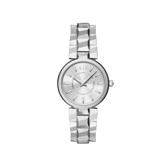 Armani Exchange AX4405 ženski sat A|X Audora Monochromatic Design Silver Stainless Steel Sunray Silver Dial 34mm