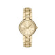 Armani Exchange AX4407 ženski sat A|X Audora Monochromatic Design Gold Stainless Steel Sunray Champagne Dial 34mm