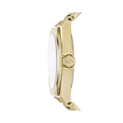 Armani Exchange AX4624 ženski sat Multifunction Monochromatic Design Brushed Gold Stainless Steel Champagne Dial 36mm