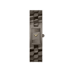 Armani Exchange AX4703 A|X ženski sat Minimal Urban Style Espresso Brown Gunmetal Tone Sunray Dial Pravougaono kućište Jewelry Watch 17mm