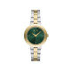 Armani Exchange AX5176 ženski sat A|X Jackie Two Tone Gold Stainless Steel Sunray Green Dial 36mm